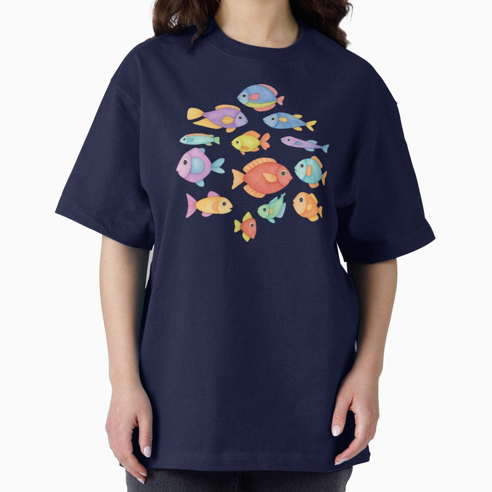 Cute Watercolor Fish by Unhinged Heather