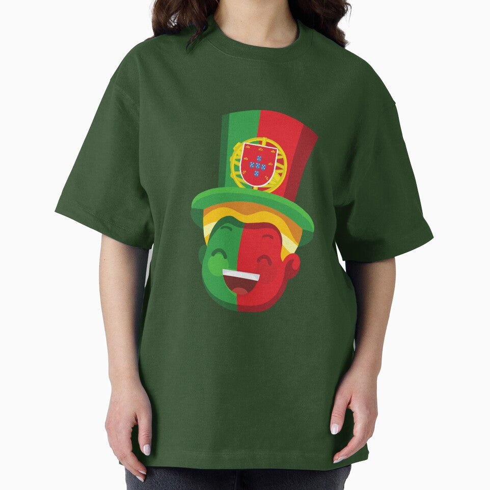 Festive Portugal Fan - Portuguese Flag Face Paint & Hat by debbiebento