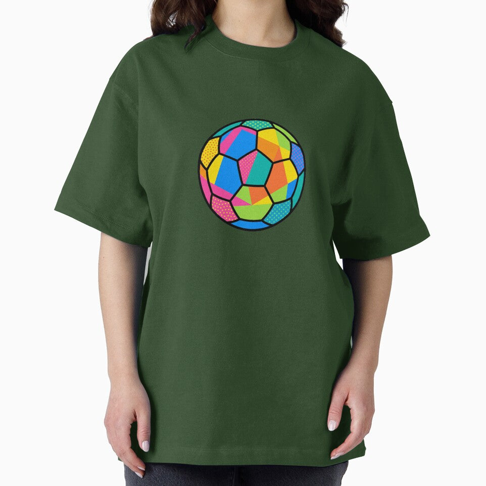 Retro Comic Book Style Paneled Sports Soccer Ball Graphic by Terry Bain