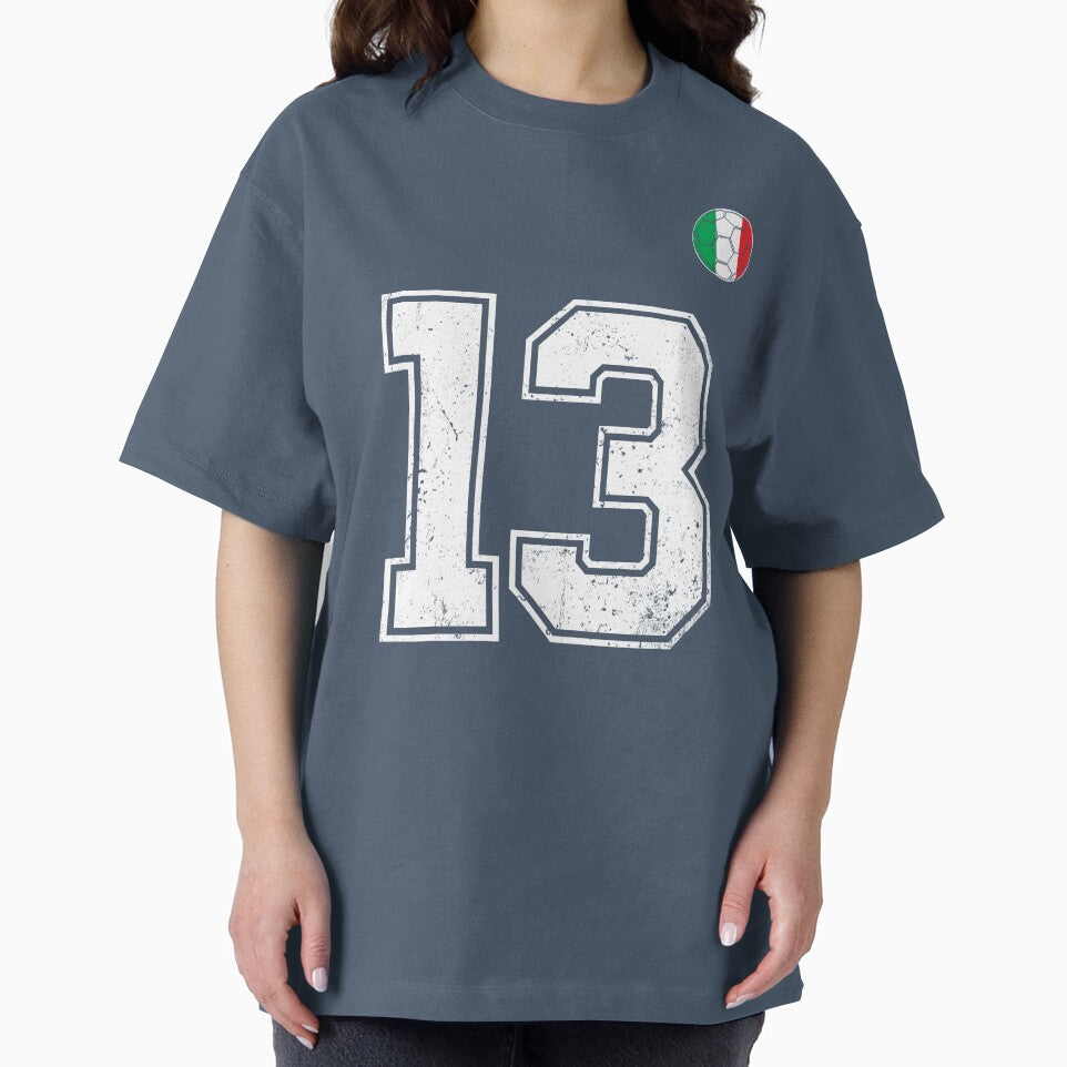 Italy Soccer Number 13 Vintage Sports Fan by RoyesButler