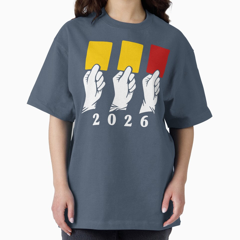 Funny World Cup 2026 Soccer Yellow Card Red Card Illustration by BootsBoots