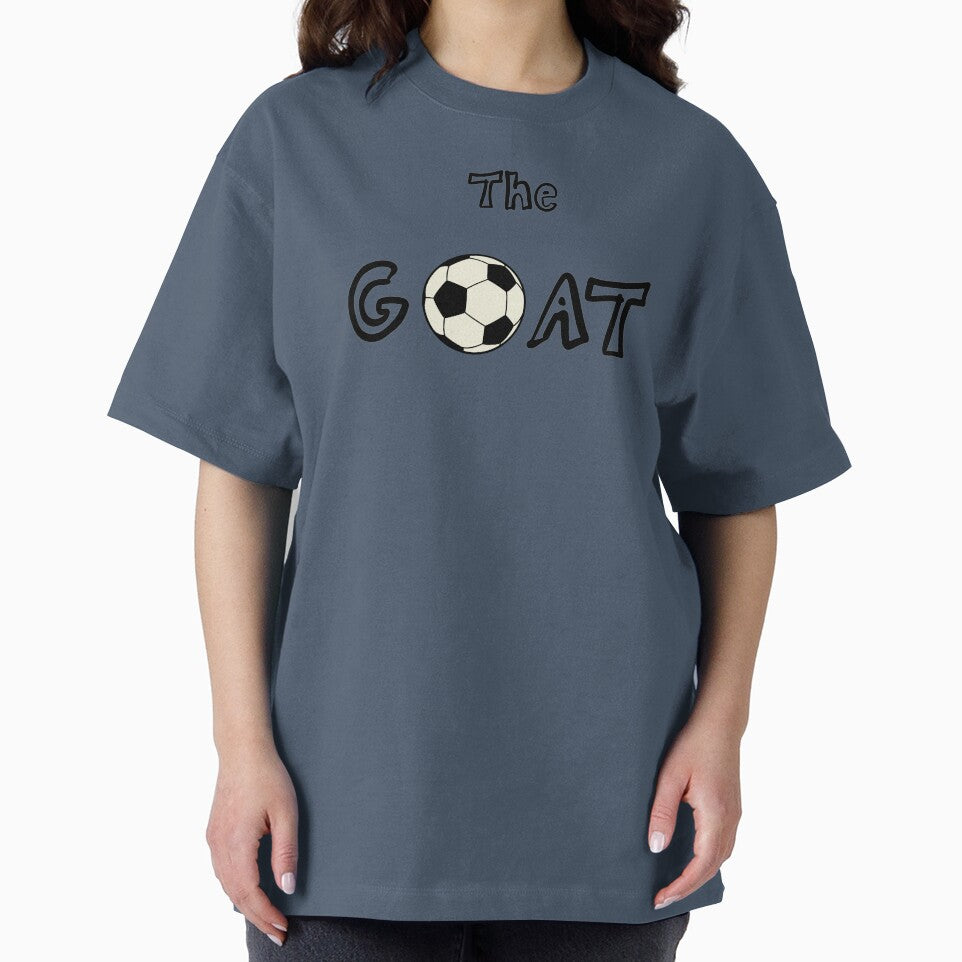 Soccer GOAT Graphic T-Shirt, Greatest of All Time Football Fan Tee, Retro Minimalist Soccer Jersey Shirt, Unique Gift for Football Lovers by KiitosLtd