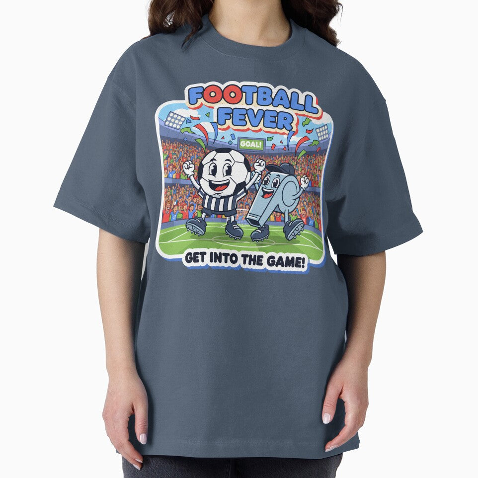 Football Fever - Get Into The Game Cute Soccer Cartoon by M.Store
