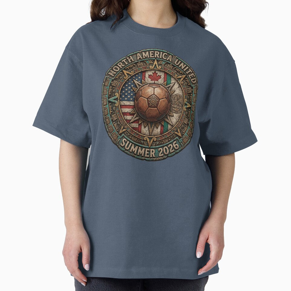 North America Soccer Emblem Crest by laughingshirts