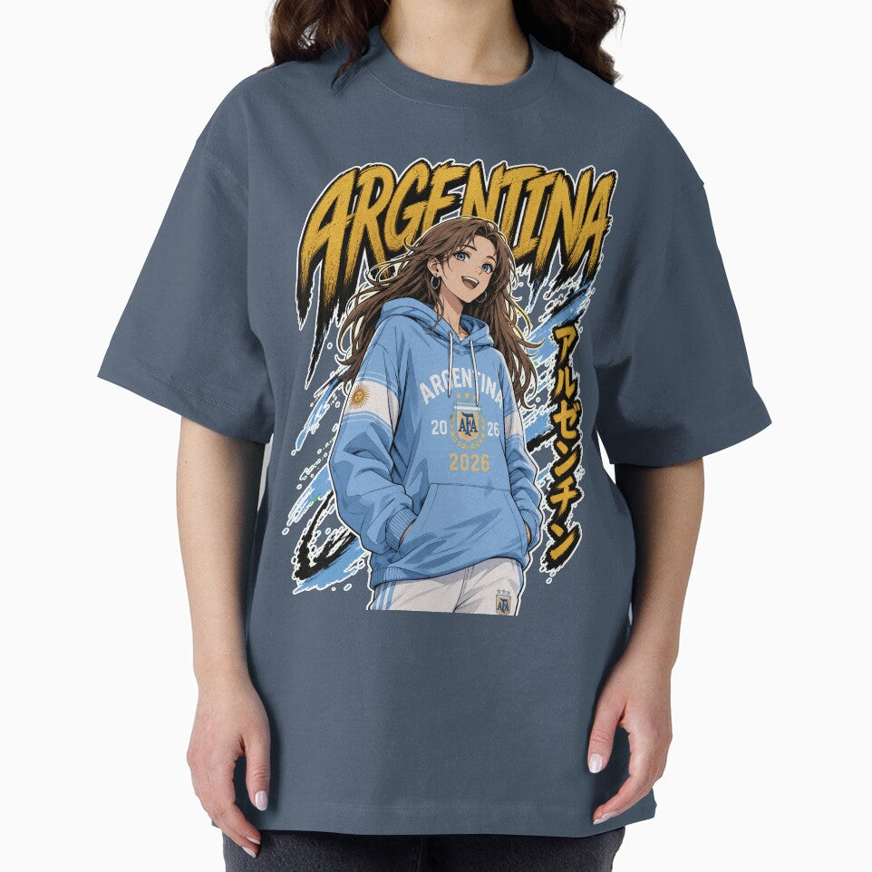 Argentina Anime Girl: World Cup 2026 Football by Senpai Syndicate