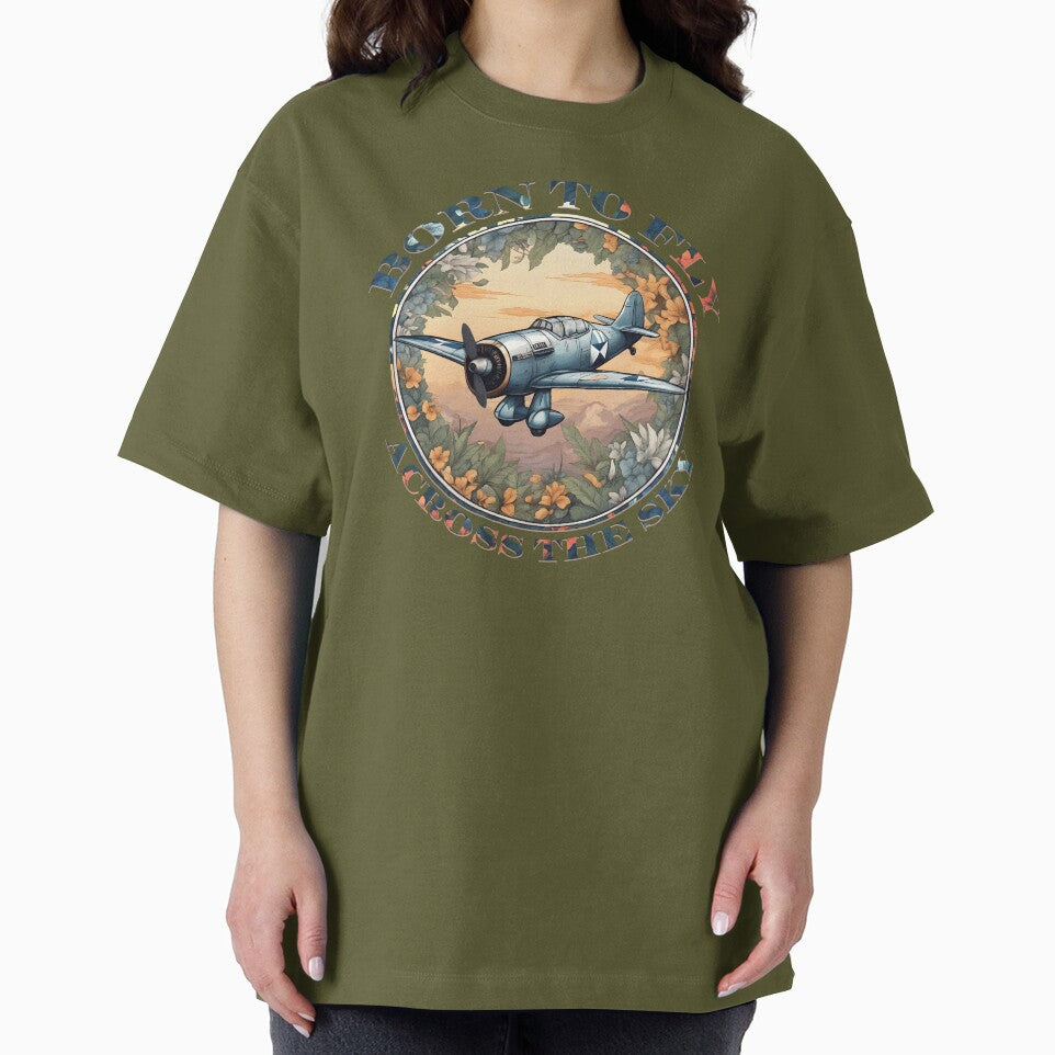 vintage aeroplane ''born to fly, across the sky'' by hayrpictures