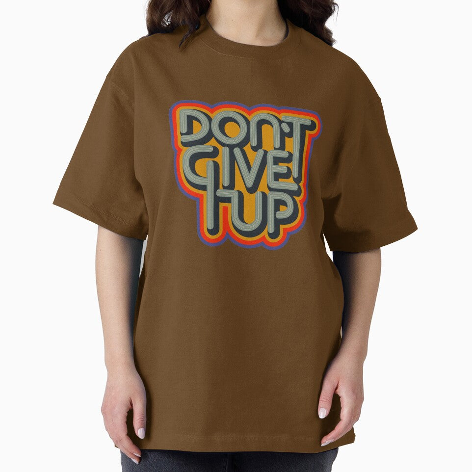 Don't Give Up: Inspirational Graphic Print by BanaEnjoyer2
