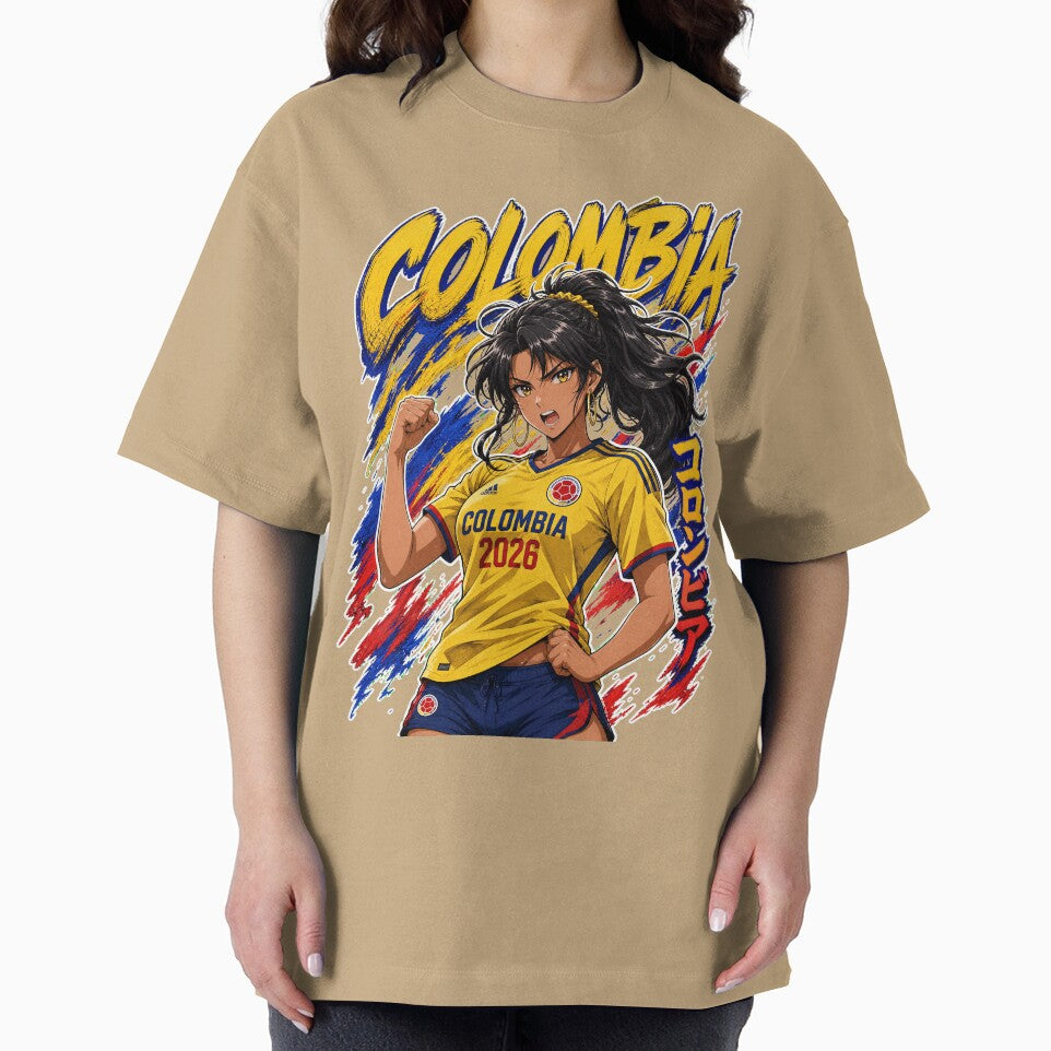 Colombia Anime Soccer Girl - 2026 Striker Waifu by Senpai Syndicate