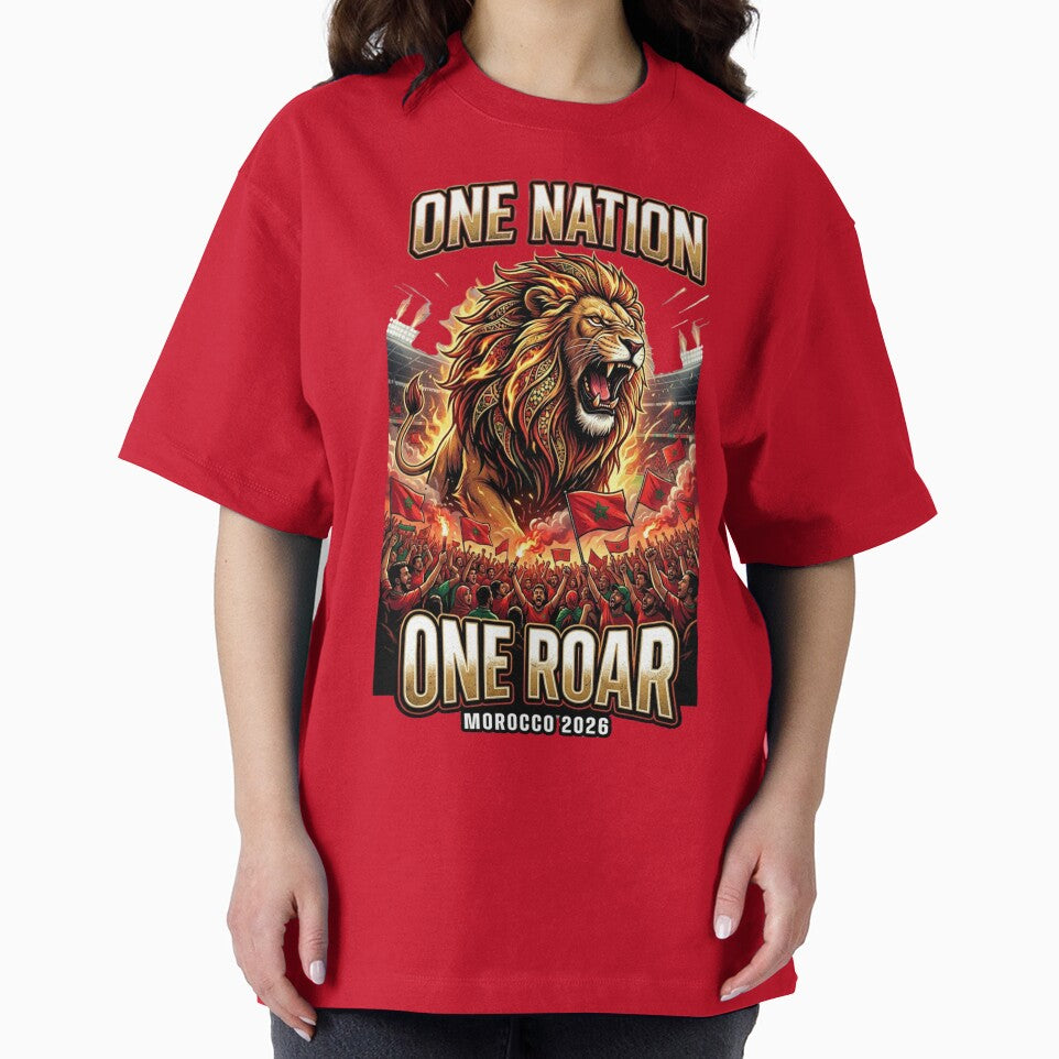 Morocco Football Fan - One Roar One Nation by Zenith-Co