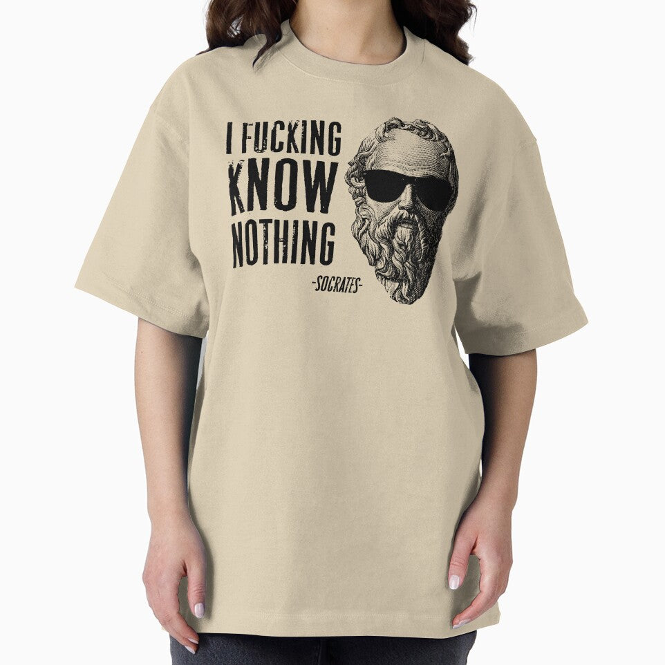 Cool Socrates Quote I Know Nothing by MagicEyesOnly