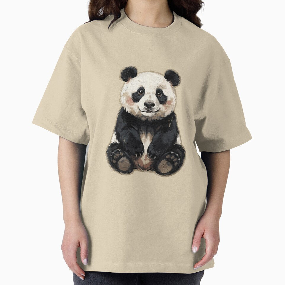 Whispers of the Canvas: The Painted Panda by T7xDesigns