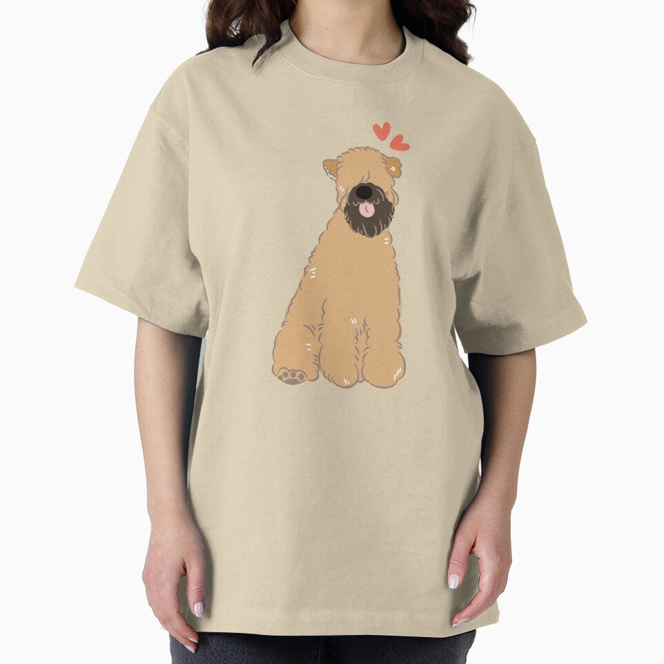 Love Gold Soft Coated Wheaten Terrier by Lulupainting