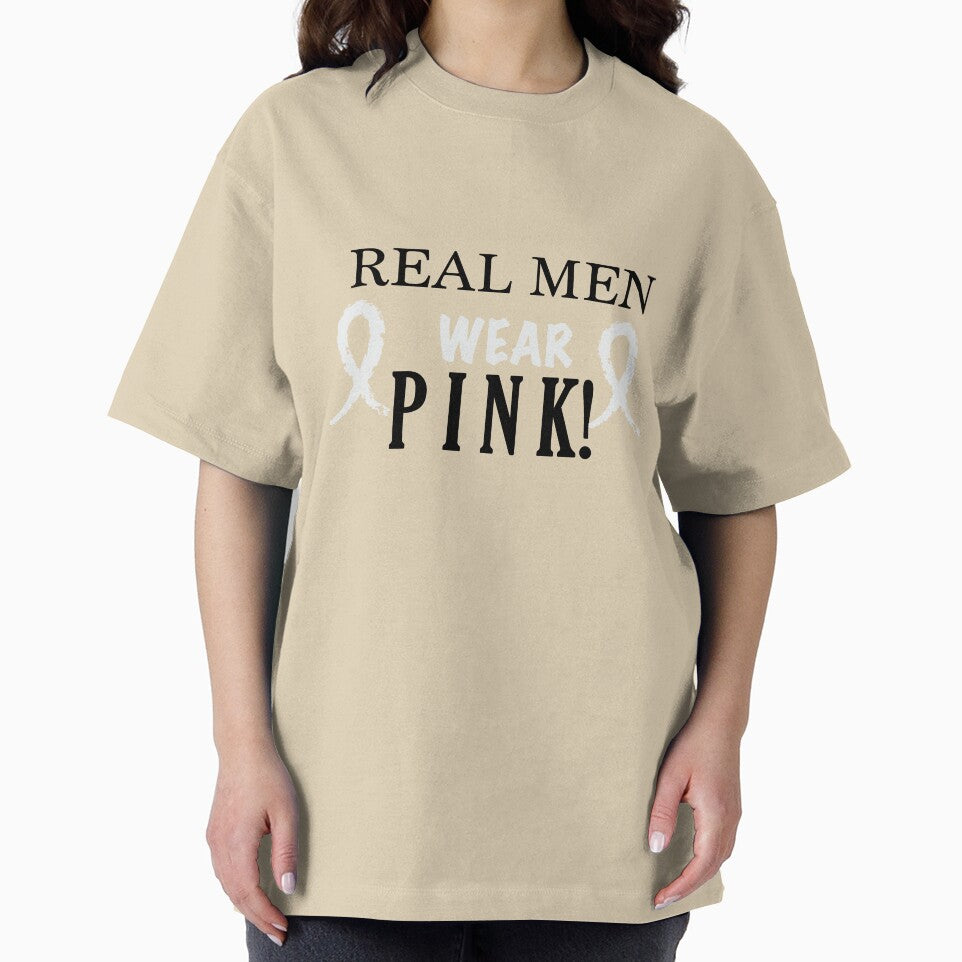 Real Men Wear Pink Breast Cancer Awareness Tee by AllStarMerch