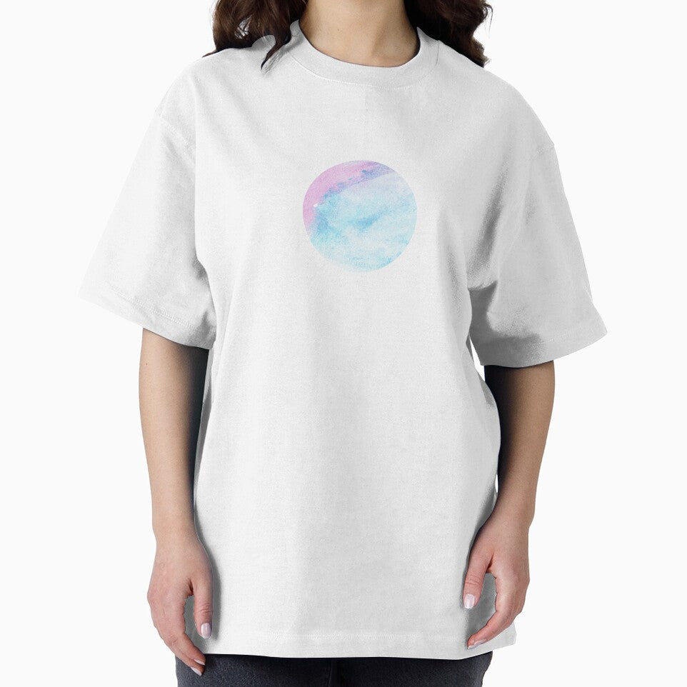 Soft pastel watercolor circles by lausn