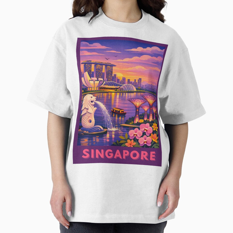 Singapore Travel Poster by MatthewHeights