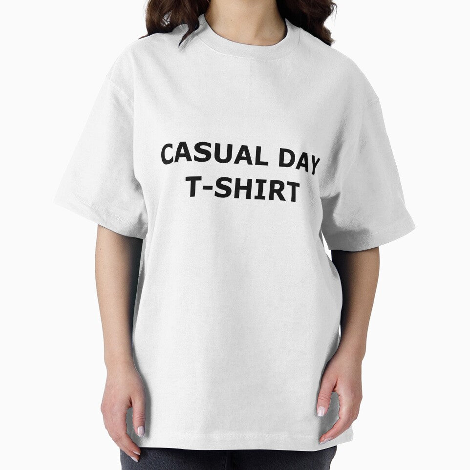 Casual Day Shirt – Minimalist Relaxed Tee by Mikidesign1988