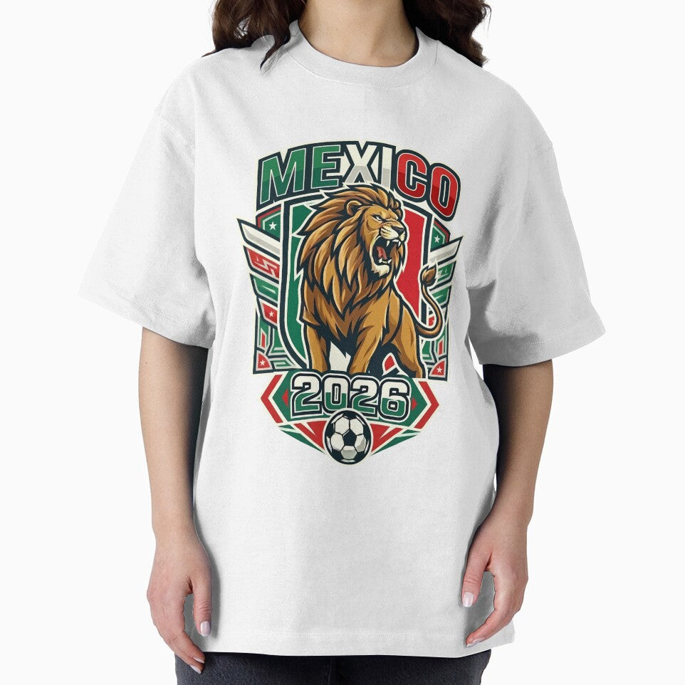 Mexico 2026 Soccer Lion Mascot by laughingshirts