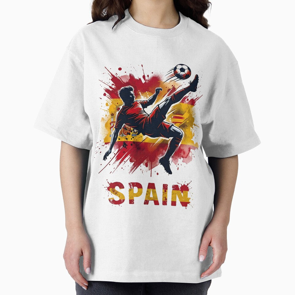 Spain Soccer Fan T-Shirt | Red Yellow Football Pride Tee | Spanish Fan Gift 2026 by 3ac-Arts