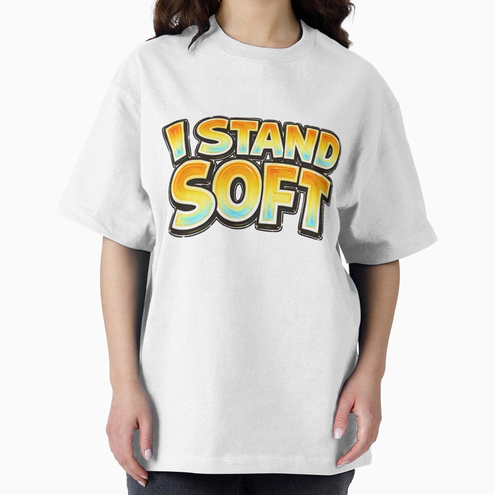 I STAND SOFT – hand drawn childlike typography by Mac Sketches