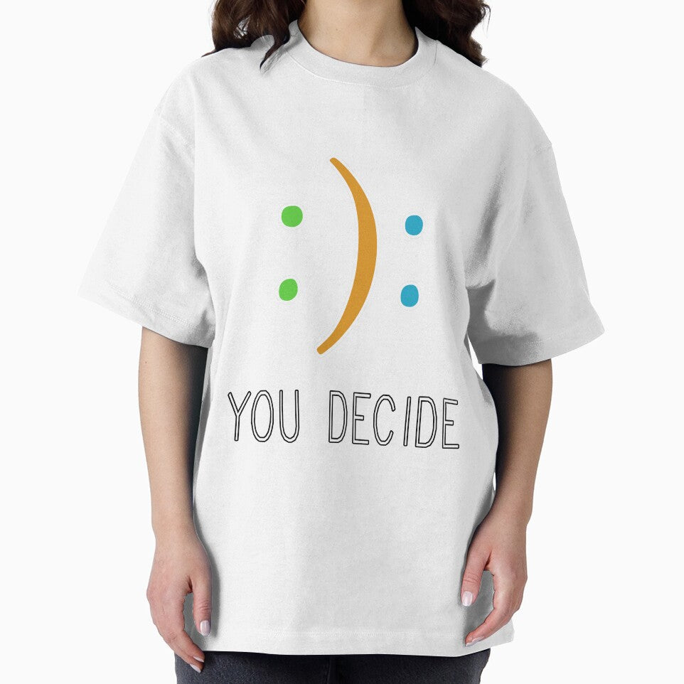 You Decide Funny Colorful Graphic Design Casual by Countrysmart
