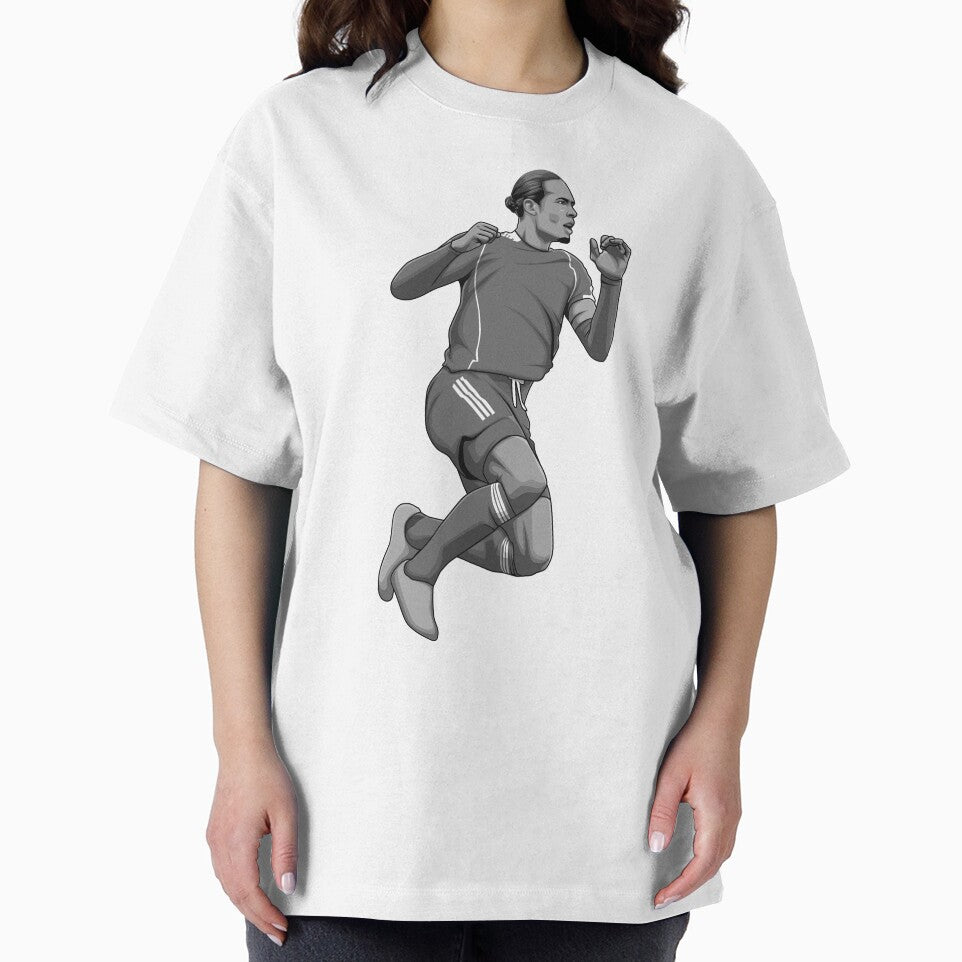 Virgil van Dijk Black and White Version by Aldduardo