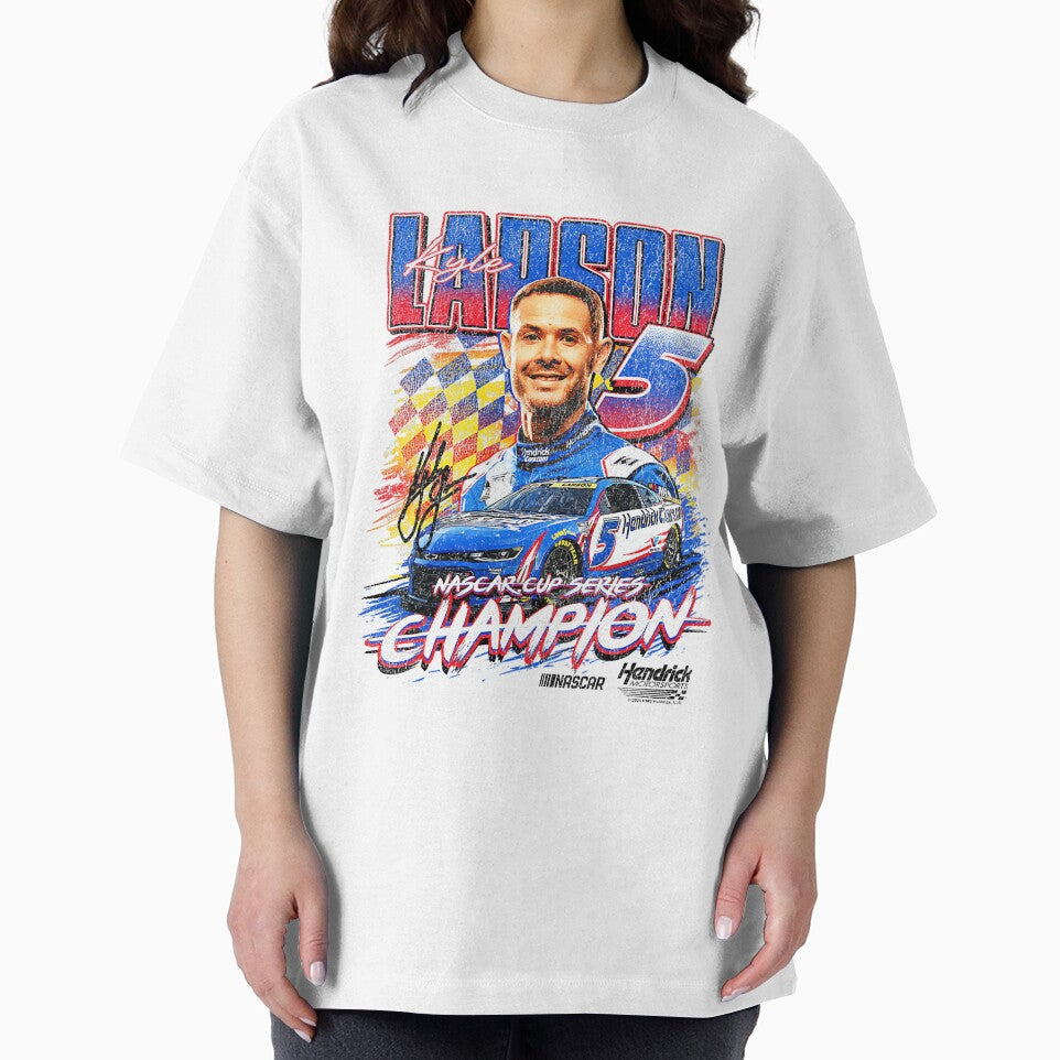 Hendrick Motorsports Kyle Larson Nascar Cup Series Champion Premium Tri-Blend by MichelleELawren