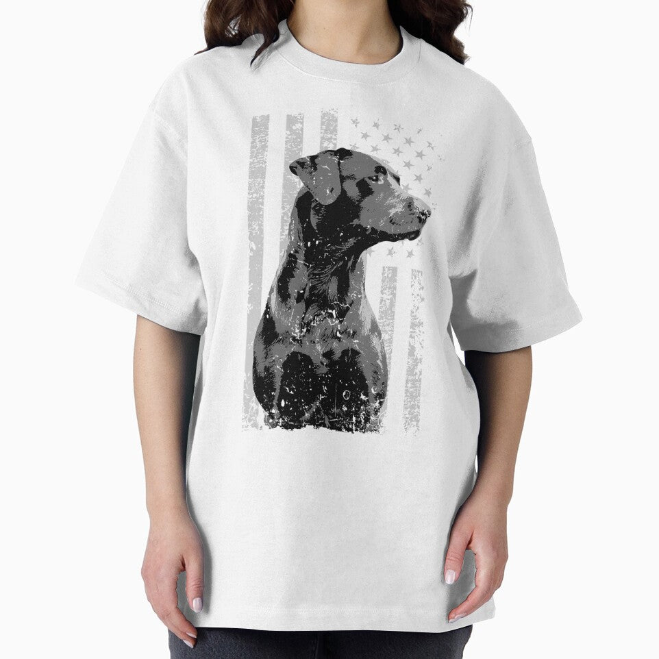 Patriotic USA Flag Black Labrador 	 for Lab Owners Short Sleeve by zhaoyimuteenr