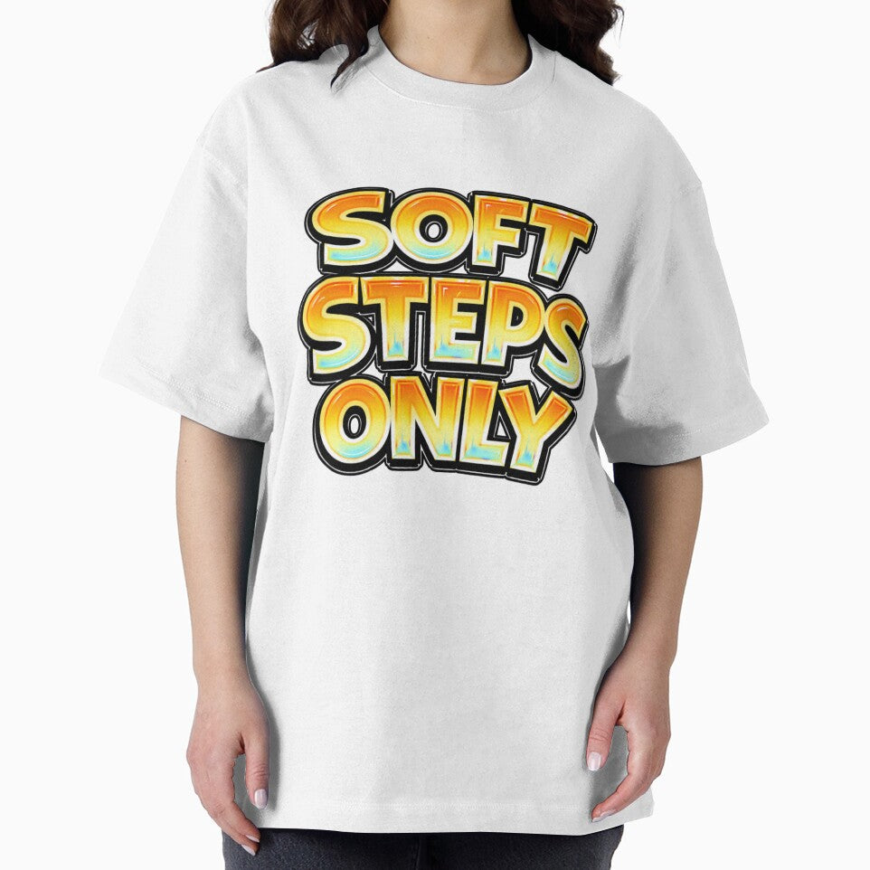 SOFT STEPS ONLY – hand drawn childlike typography by Mac Sketches