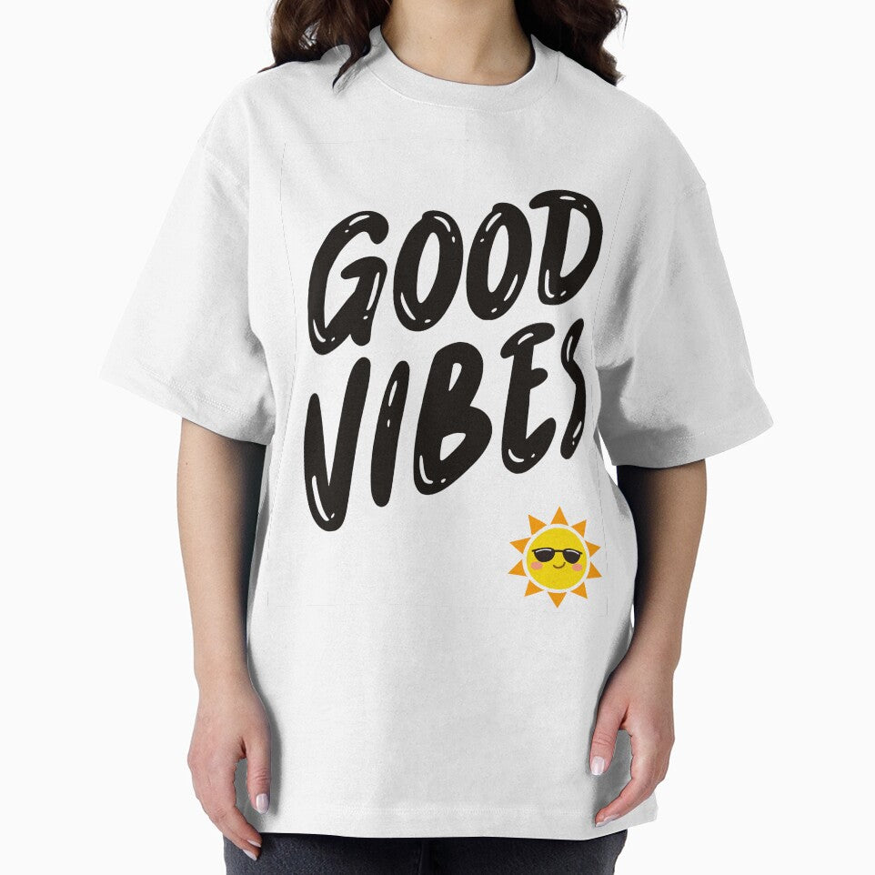 GOOD VIBES T-SHIRT by Cute Corner Studio