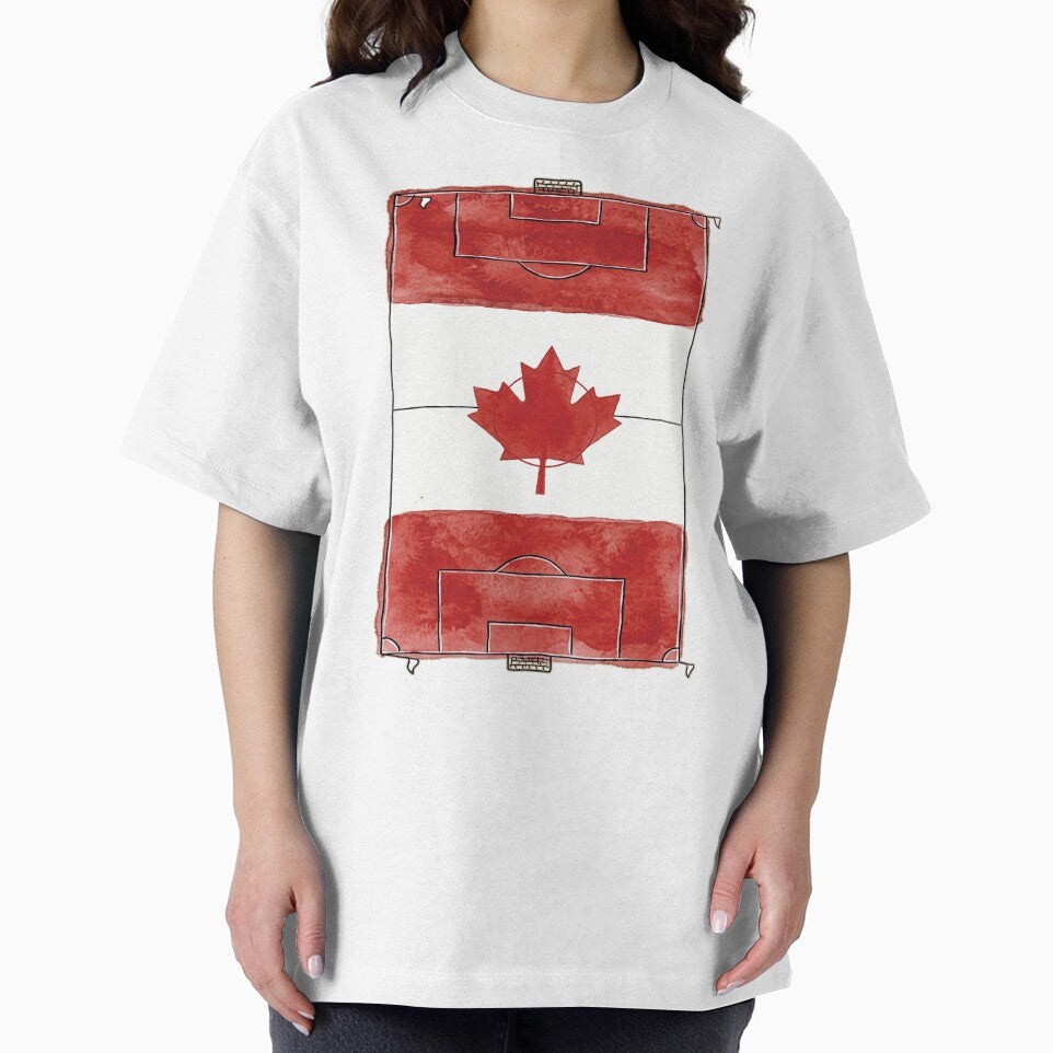 Vintage Canada Soccer Field Flag. by EunsooLee