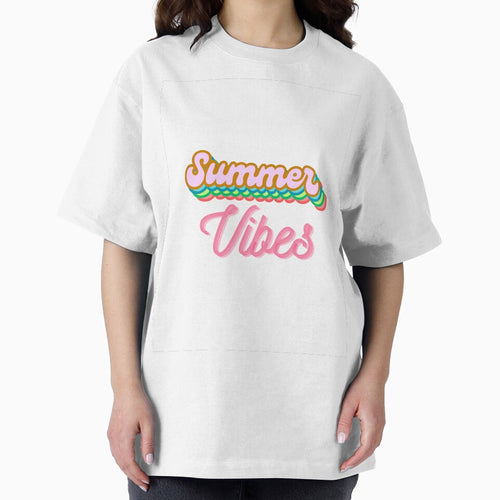 "Summer Vibes" Aesthetic and Simple Tees by Randomartsies