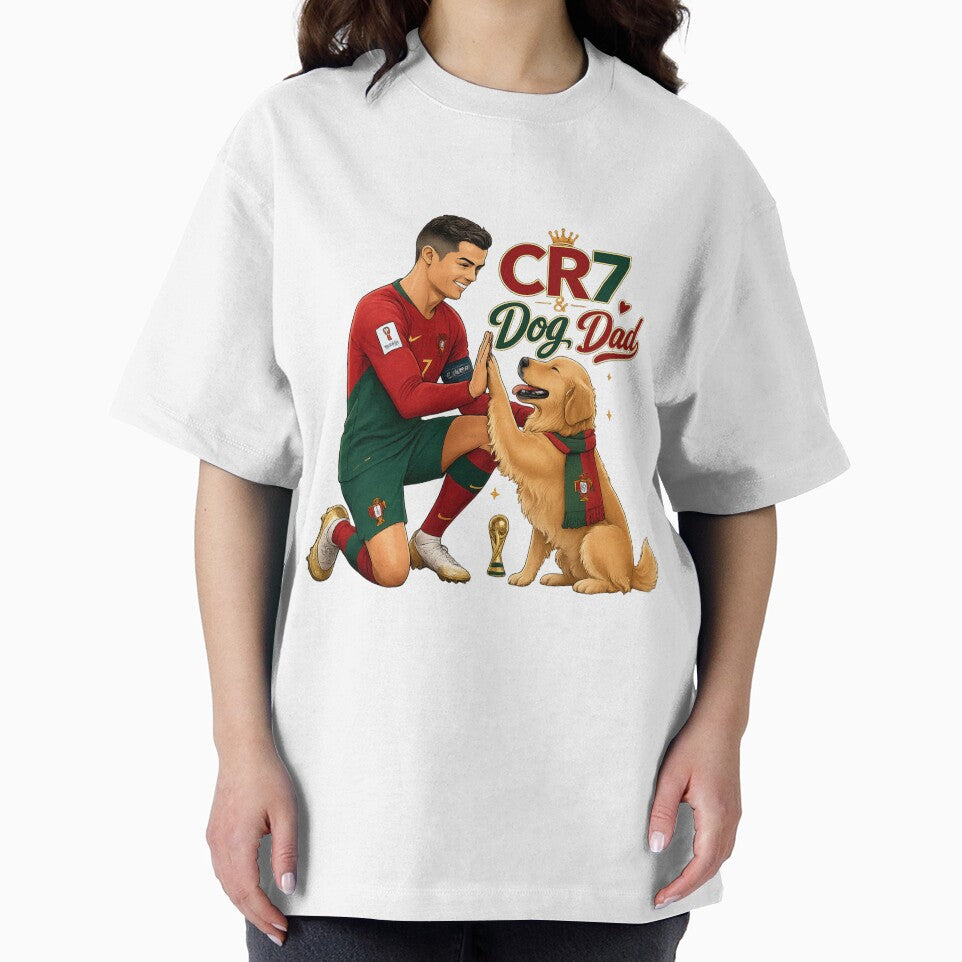 CR7 Portugal with Golden Retriever Dog Dad Kawaii World Cup by Ashley critters