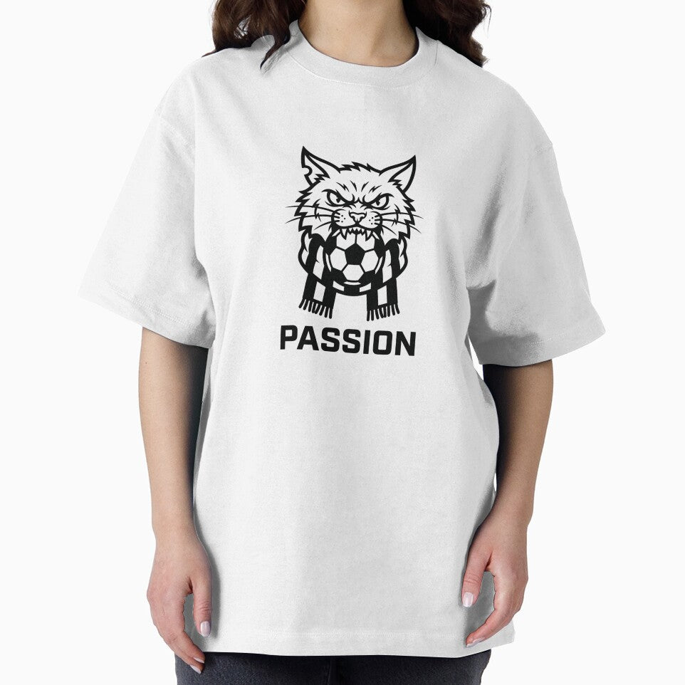 Angry Street Cat Soccer Passion Premium Sticker by Mr-wow