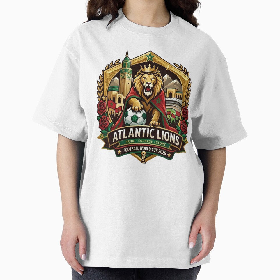 Atlantic Lions Football Fan Crest by Retro Arabica