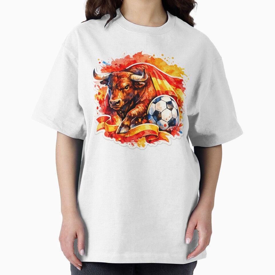 Spanish bull and soccer ball by Modefissi