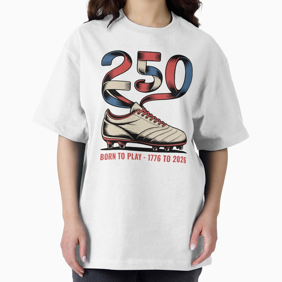 USA 250 Born to Play Soccer 1776-2026 World Cup by PixelWaveBD