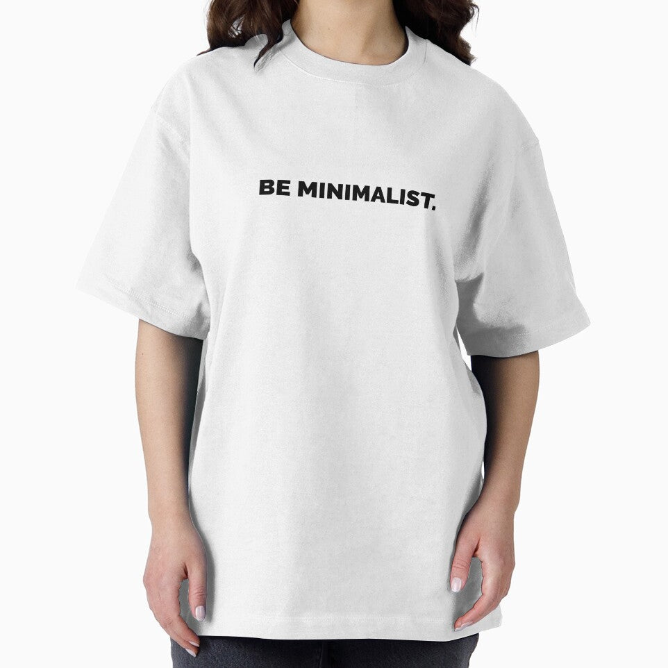 Copy of Be minimalist - black letters by mikeldabbah