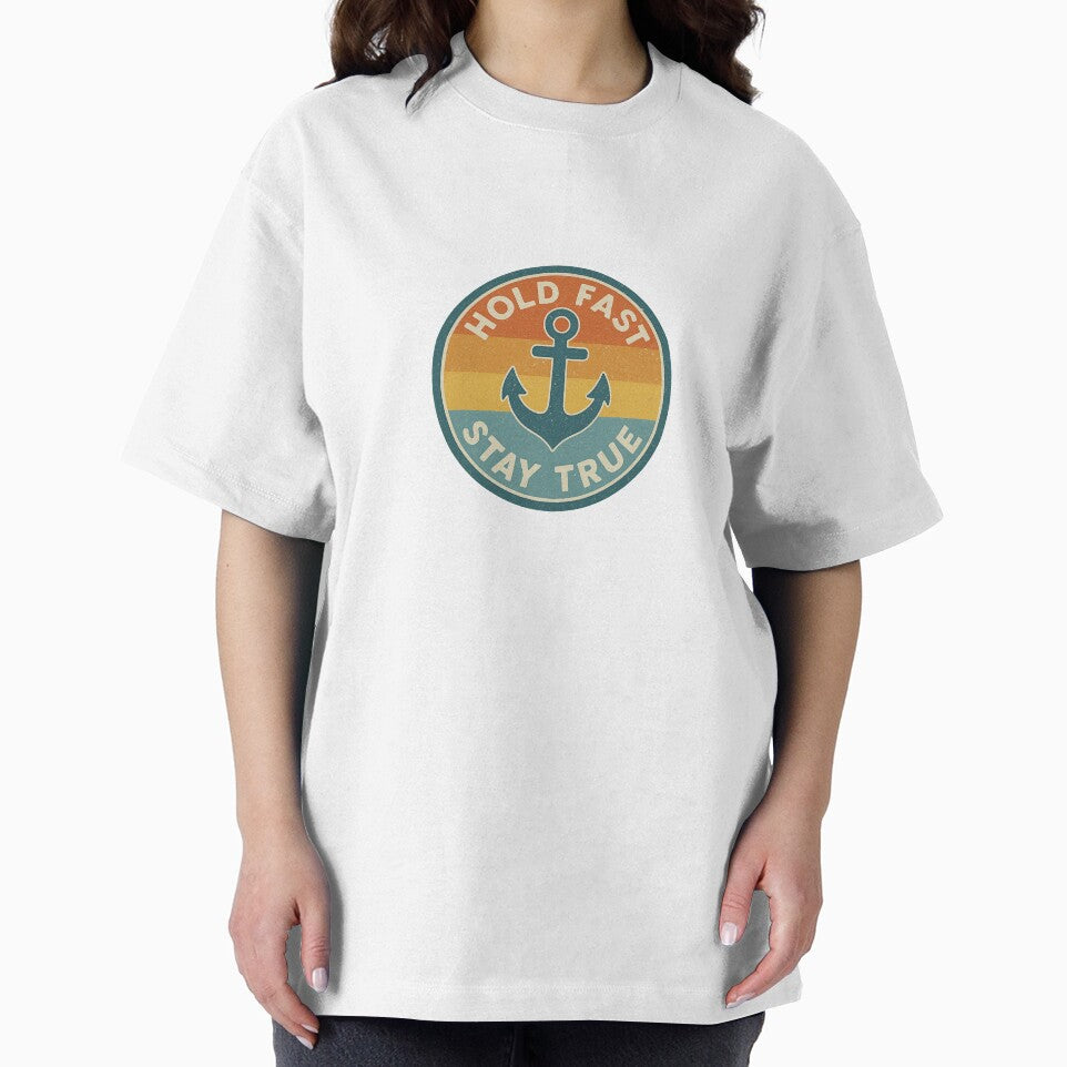 Hold Fast – Stay True | Retro anchor design in a vintage look by Fies-und-Fein