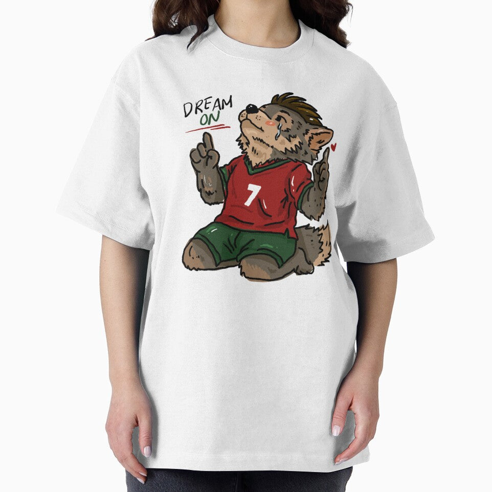 Portugal Dream On Wolf Football Fan Sticker | World Cup 2026 Animal Hat by chupichapa