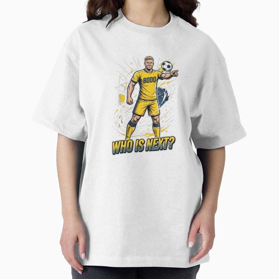 BODO Who Is Next Challenge Football T-Shirt by Imaginarium of Chaos falcon88
