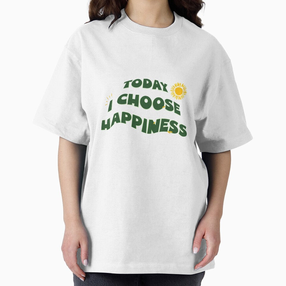 Today i choose happiness /  Funny Letters Graphic by Siriniart