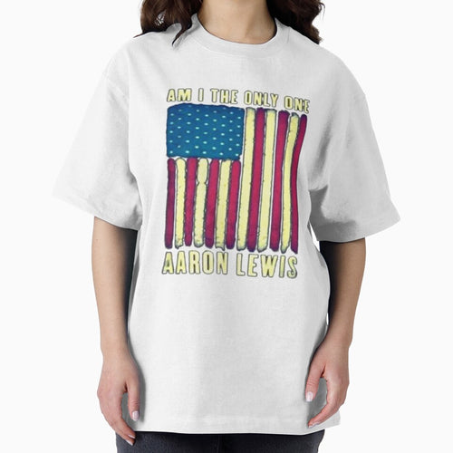 Am I The Only One Aaron Lewis American Flag Vintage T Shirt by Karim Hasraoui