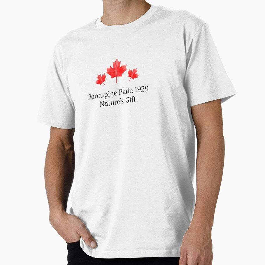 Porcupine Plain 1929 Nature’s Gift Tshirt by othmanebhl