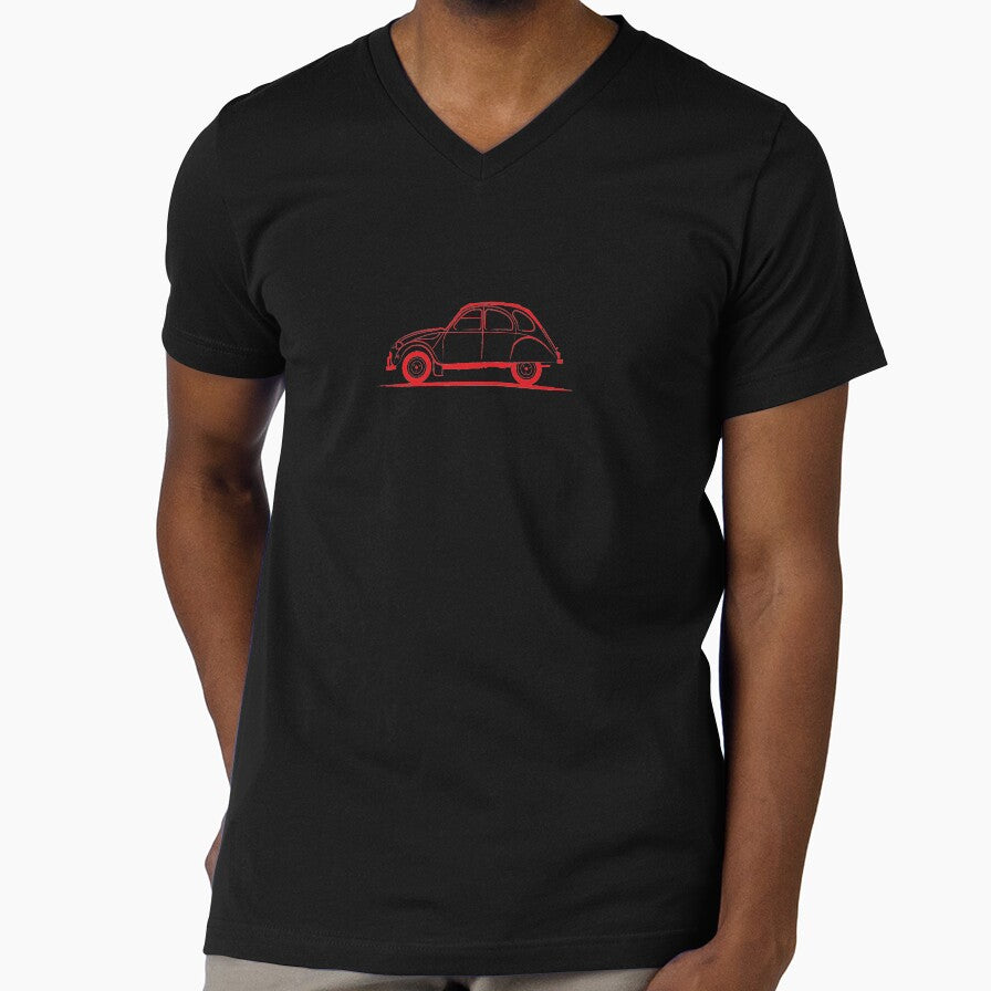 Citroën 2CV Citroen 2CV Deux Chevaux Red by Frank Schuster