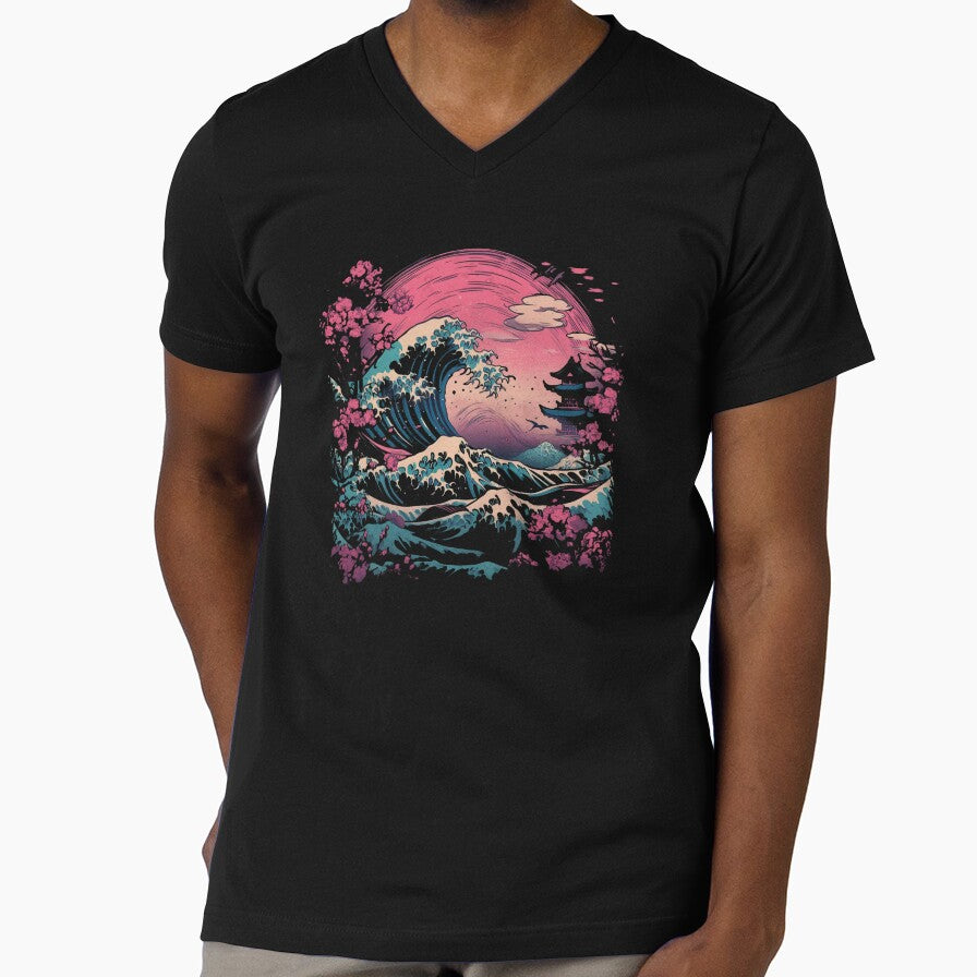Synthwave Traditional Japanese Wave by pedrogag