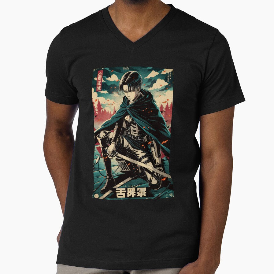 Levi Ackerman Chad Energy by AnimeArsenalPrints