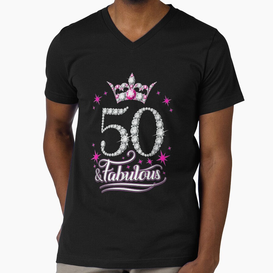 50 And & Fabulous 1970 50Th Birthday Crown Pink by IFFOUR