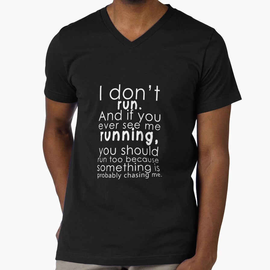 I Dont Run Fitted 75 by GastonAg246