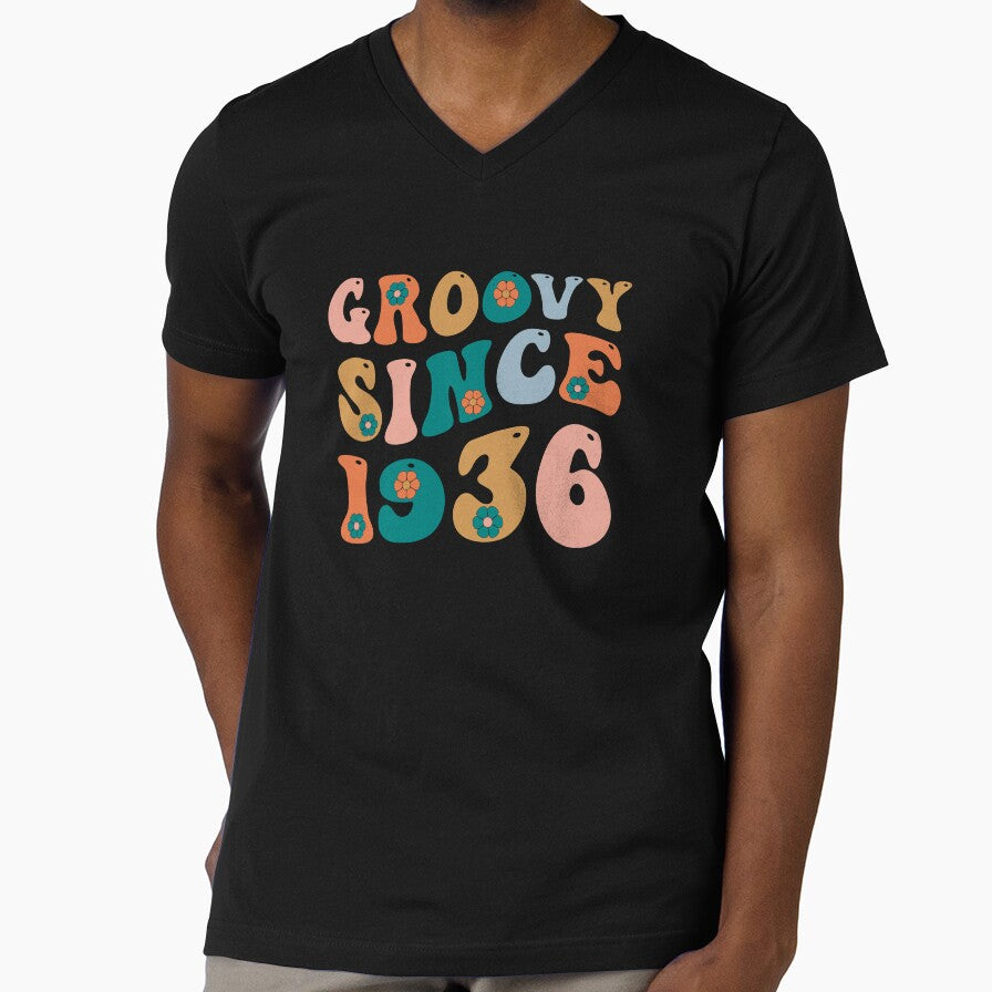 Groovy Since 1936 | 87th Birthday | Retro Groovy Birthday by AMINE  ★★★★★