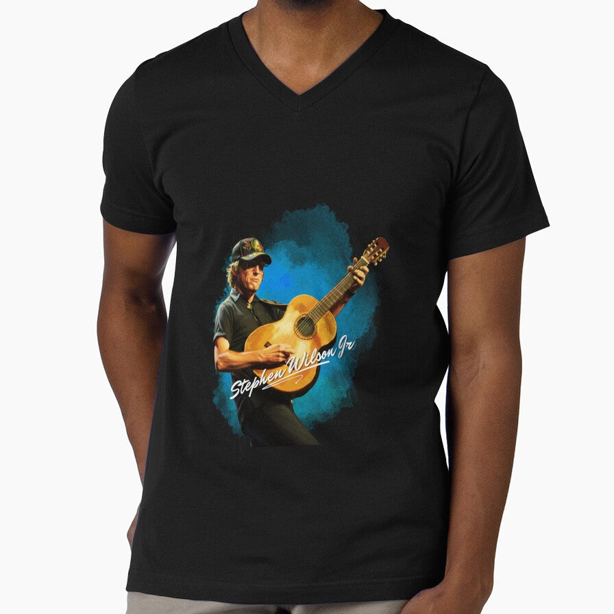 Stephen Wilson Jr Painted Effect T-Shirt and Sticker by DiverseDazzle
